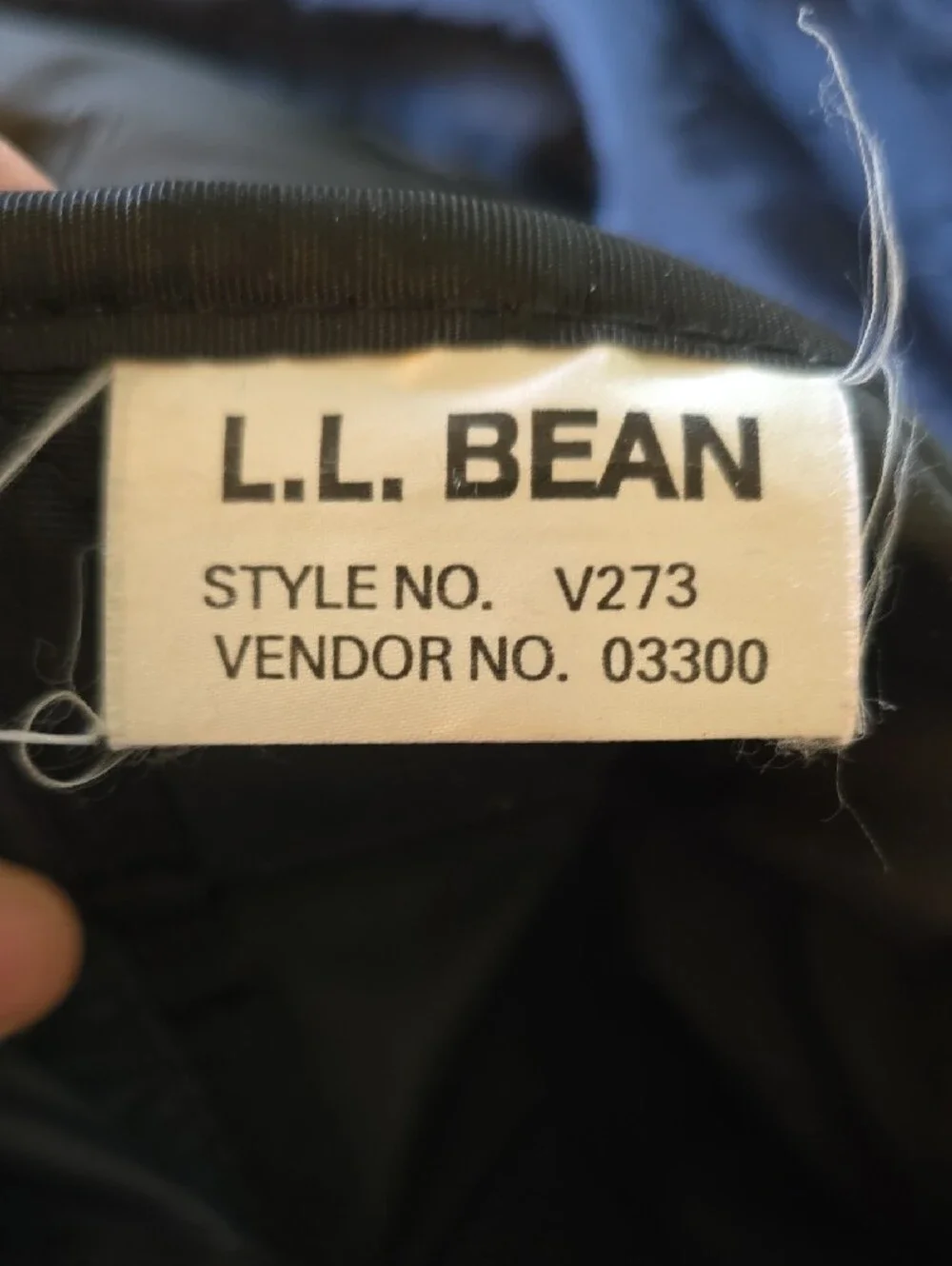 L.L. Bean Navy and Black Adventure Duffel Bag Large Unisex